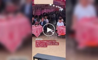 Китайской свадьбе и потоп нипочем