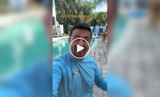 Четвероногая любительница селфи
