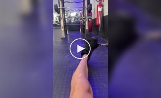 A mandatory part of a guy's workout