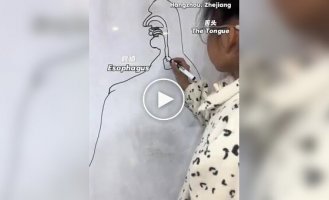 Школьница придумала необычный способ учить биологию