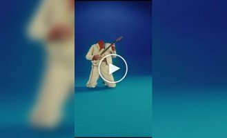 Musician recorded a guitar solo using his own voice