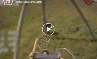 Soldiers of the 5th separate assault brigade destroyed armored vehicles in a destroyed hangar, and also eliminated enemy infantry in a shelter