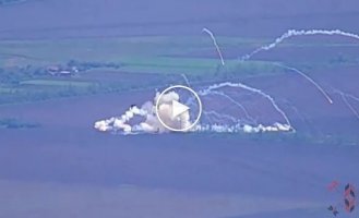 A kamikaze drone Switchblade 600 destroys a Russian Buk-M2 air defense system in the Donetsk direction