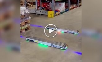 Autonomous mobile robotic loaders.