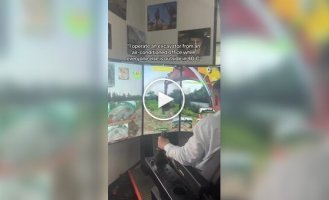 Excavator driver works remotely