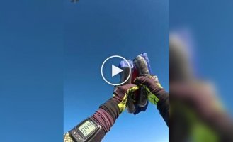 An extreme sports enthusiast tested a cheap parachute from Amazon—it didn't open!