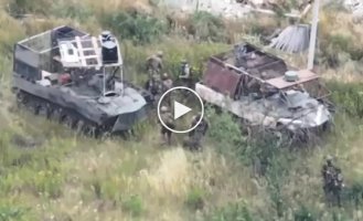 Destruction of an assault group of 10 men and five women of occupiers near Chasov Yar