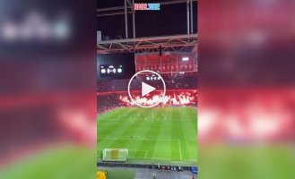 Hundreds of fireworks and a burning field: Ajax match disrupted by fans
