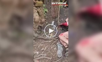 A drug-addicted occupier blew himself up in his trench