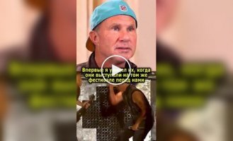 RHCP drummer on his first encounter with Rammstein