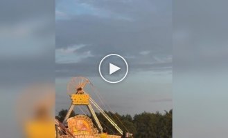 Каскадера госпитализировали после неудачного полета из гигантской катапульты