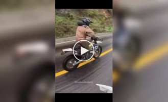 Неудачная шутка на дороге