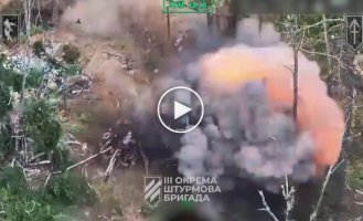 Бойцы 3 ОШБр ликвидировали вражескую пехоту на открытой местности, в блиндажах и кустах в Харьковской области