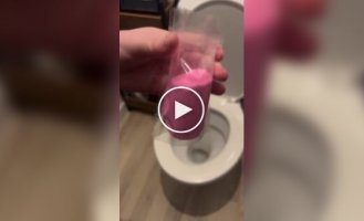 Порошок для девушек, которые стесняются ходить в туалет при парне