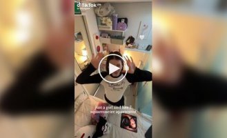Девушка переехала в другую страну и живет в квартире площадью 7 квадратных метров