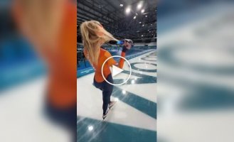 Эффектная конькобежка из Нидерландов