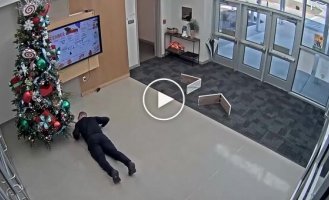 Поліцейський із Техасу програв битву з різдвяною ялинкою