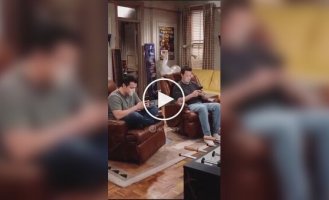 Если бы у героев сериала «Друзья» были смартфоны и соцсети