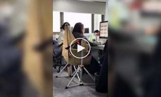 Необычное кресло-качалка