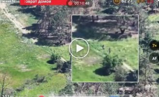 Two occupiers surrendered to our drone, while Russian invaders tried to kill them at the same time