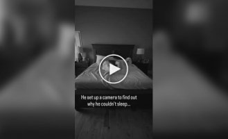 Man sets up bedroom camera and discovers the reason for his sleepless nights