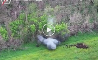 Soldiers of the 5th Separate Assault Brigade hit enemy infantry positions: fortified points were destroyed by precise drone strikes