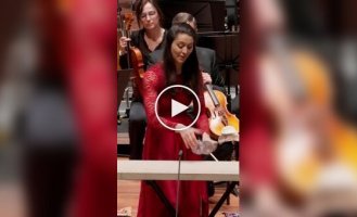 A concert for bottles with an orchestra