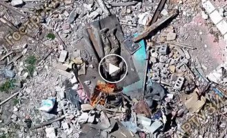 The occupier emerged from the shelter at the wrong time and was eliminated by the operators of the Gostri Kartuzi group of drones
