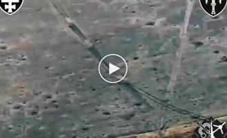 Дроны 53-й ОМБр сожгли три вражеских БТР на Лиманском направлении