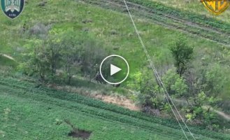 Drones of the 414th brigade destroy Russian infantry