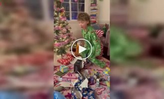 Not all family members were happy about it There was a drone under the Christmas tree