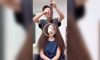 The skill of a stylist who creates unusual and extremely strange hairstyles