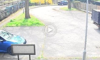 Водитель выгрузил весь мусор на дорогу и скрылся