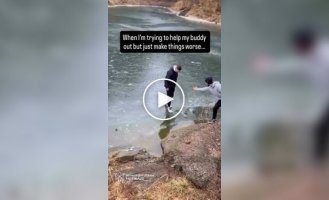 A rescue on thin ice... and a complete failure