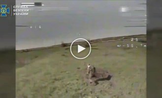 Оккупант пытался рацией сбить украинский fpv-дрон