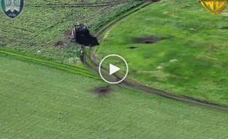 Dronari of the 414th Brigade destroyed a tank and an occupier's infantry fighting vehicle