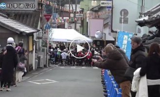 Гонки на офисных креслах в Японии