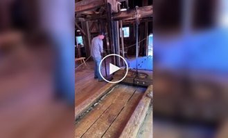 Time machine: a 19th-century sawmill that still runs on water