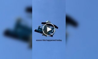 Неудачная доставка посылки дроном