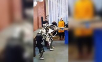 Случай на турнире по средневековому бою