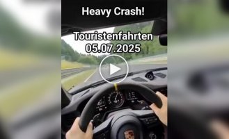 Not all rides on the Nurburgring end well