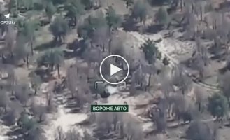 Border guards destroyed a boat and four enemy vehicles that the occupiers used for logistical purposes