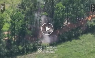 Warriors of the 3rd separate air brigade destroyed an enemy automatic grenade launcher and eliminated enemy infantry in the Kharkiv region