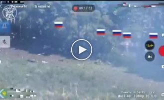 Kamikaze drones chased an assault group of five occupiers to death in a copse