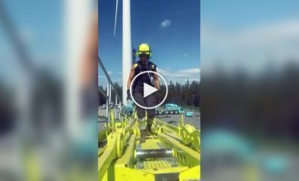 Swedish crane operator