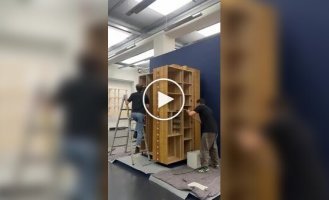 Шкаф в виде многоэтажного дома