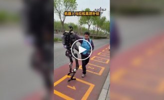 В Пекине прошел забег с участием роботов