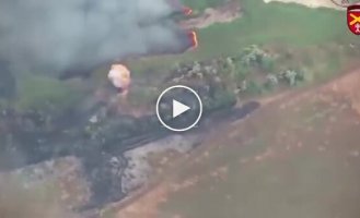 Our artillerymen destroyed 5 Msta-B howitzers of the Russians and a field ammunition depot in Zaporizhia