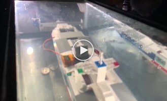 Lego submarine that can launch missiles