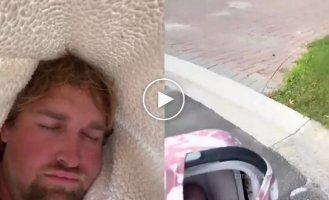 Некоторые младенцы очень тонко чувствуют приближение к дому